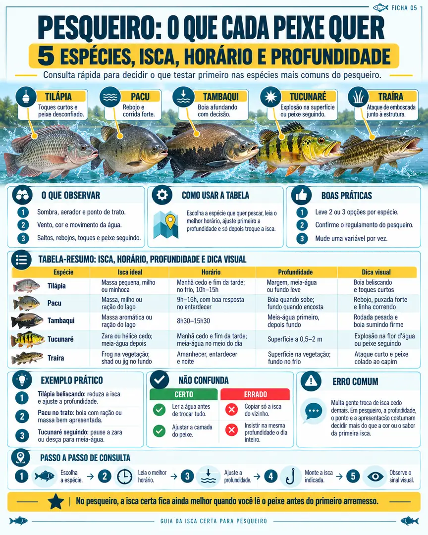 Guia da Isca Certa para Pesqueiro — imagem 1